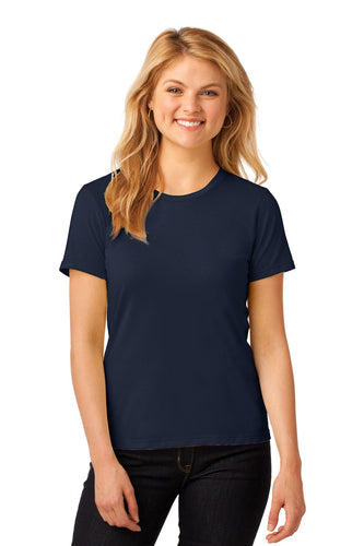 anvil ladies combed ring spun cotton t shirt 880 navy