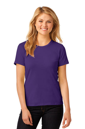 anvil ladies combed ring spun cotton t shirt 880 purple