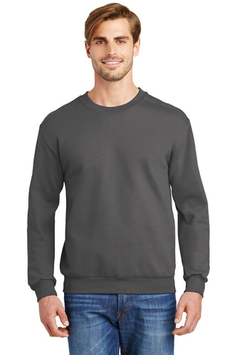 anvil crewneck sweatshirt 71000 charcoal, custom embroidered sweatshirts