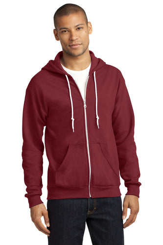 anvil full zip hooded sweatshirt 71600 independence red, custom sweatshirts with logo