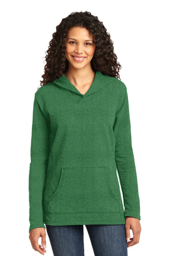 anvil ladies french terry pullover hooded sweatshirt 72500l heather green, custom logo sweatshirts