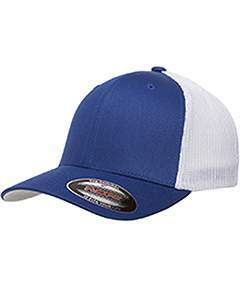 flexfit_6511_royal/ white_company_logo_headwear