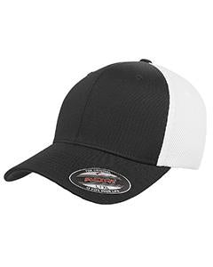 flexfit_6533_black/ white_company_logo_headwear