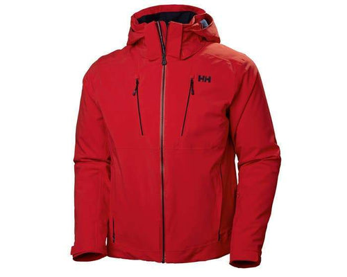 helly hansen alpha jacket 65551 alert red, custom logo jackets