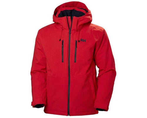 helly hansen juniper jacket 65598 alert red, company jackets with logo