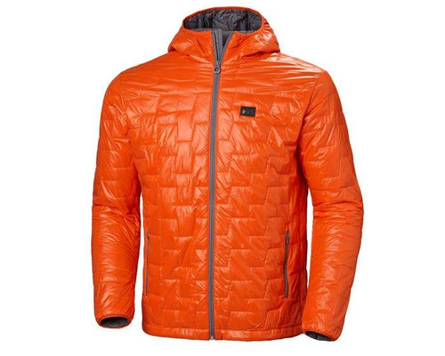 helly hansen lifaloft hooded insulator jacket 65604 bright oran, business logo jackets