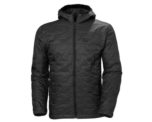 helly hansen lifaloft hooded insulator jacket 65604 black matte, business logo jackets