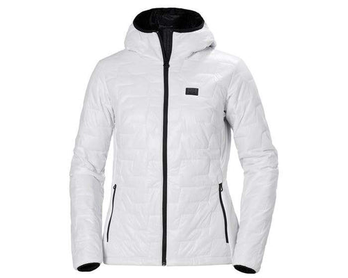 helly hansen w lifaloft hooded insulator jacket 65626 white, company jackets with logo