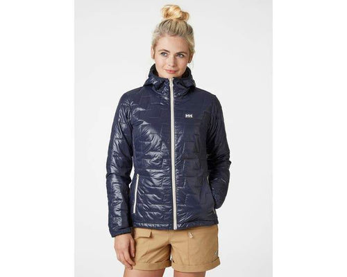 helly hansen w lifaloft hooded insulator jacket 65626 navy, company jackets with logo