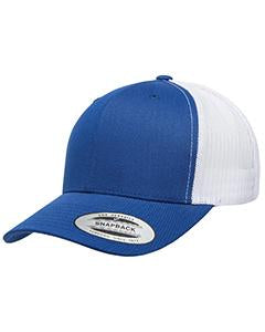Yupoong Adult Retro Trucker Cap 6606 ROYAL/ WHITE