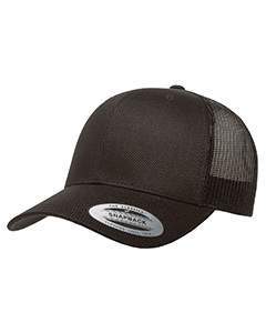 Yupoong Adult Retro Trucker Cap 6606 BLACK