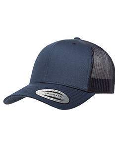 Yupoong Adult Retro Trucker Cap 6606 NAVY