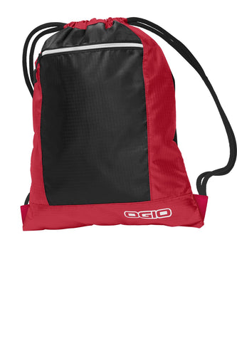 ogio pulse cinch pack 412045 deep red black