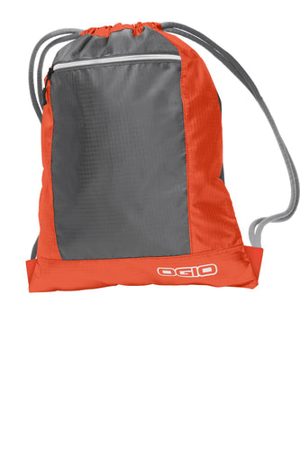 ogio pulse cinch pack 412045 hot orange grey
