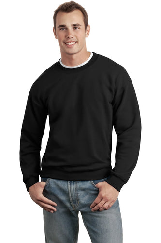 Gildan Black 12000 custom embroidered sweatshirts