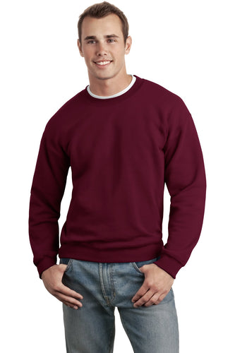 Gildan Maroon 12000 custom embroidered sweatshirts