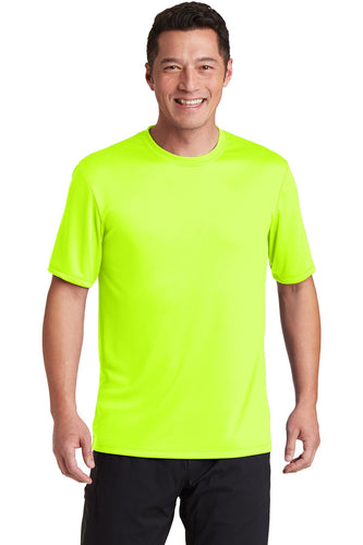 hanes cool dri performance t shirt 4820 safety green