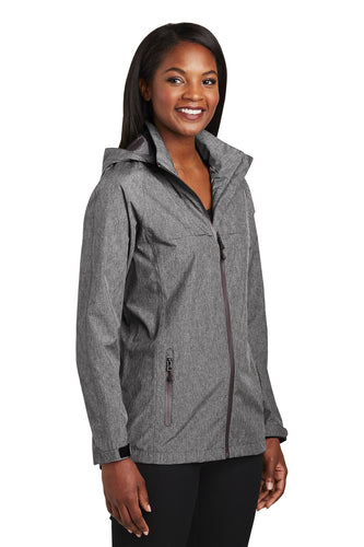 Port Authority Dark Heather Grey L333 business jackets with logo