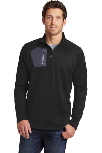 Eddie Bauer Black EB234 custom business sweatshirts