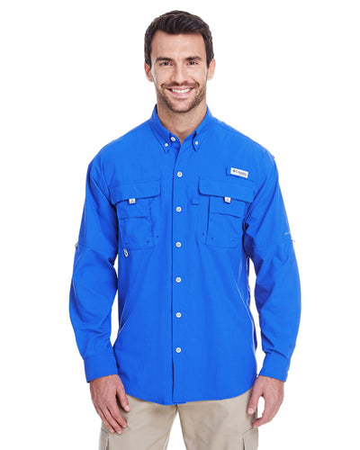 Columbia Vivid Blue 7048 company logo shirts