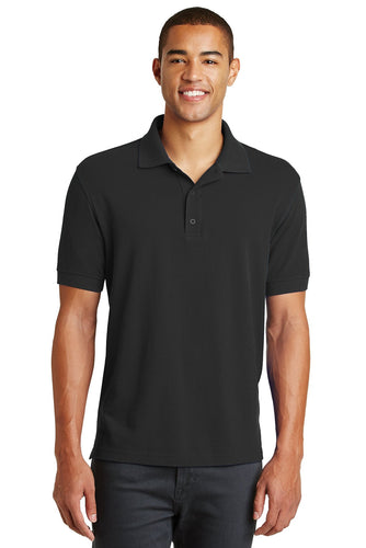 Eddie Bauer Black EB100 custom made polo shirts with logo