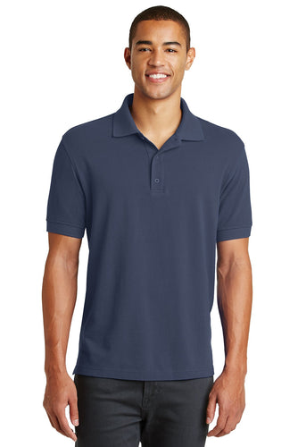 Eddie Bauer River Blue EB100 custom made polo shirts with logo