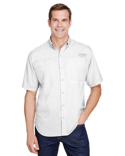 Columbia White 7266 custom work shirts