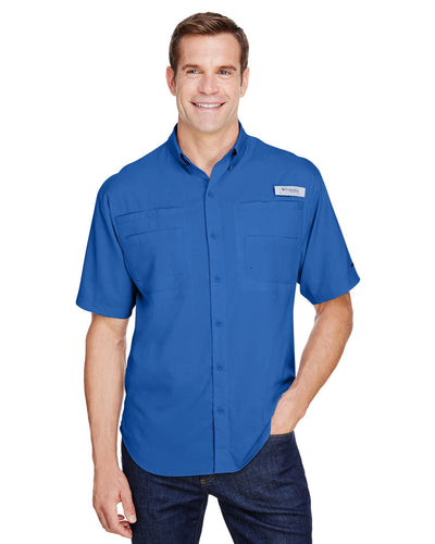 Columbia Vivid Blue 7266 custom work shirts