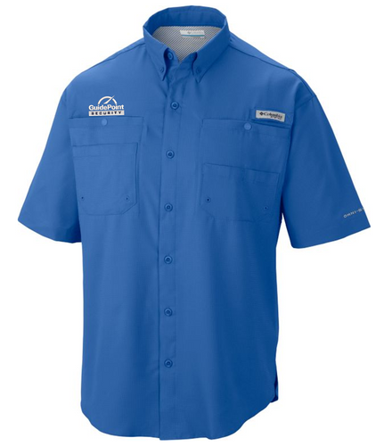 Columbia Tamiami Ii Short Sleeve Shirt 7266 Vivid Blue [GPS]