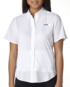 Columbia White 7277 custom work shirts