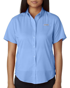 Columbia Whitecap Blue 7277 custom work shirts