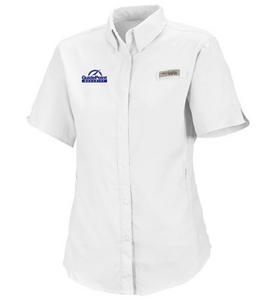 Columbia Ladies Tamiami Ii Short Sleeve Shirt 7277 White [GPS]