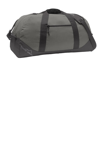 eddie bauer large ripstop duffel eb901 pewter grey grey steel