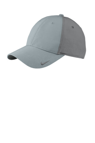 nike swoosh legacy 91 cap 779797 cool grey/ dark grey