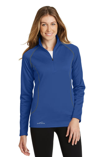 Eddie Bauer Cobalt Blue EB237 company sweatshirts embroidered