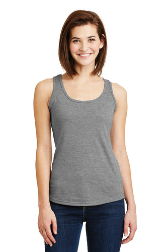 anvil ladies tri blend racerback tank 6751l heather grey