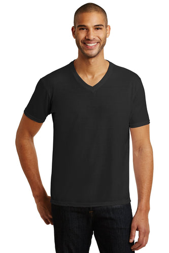 anvil tri blend v neck tee 6752 black