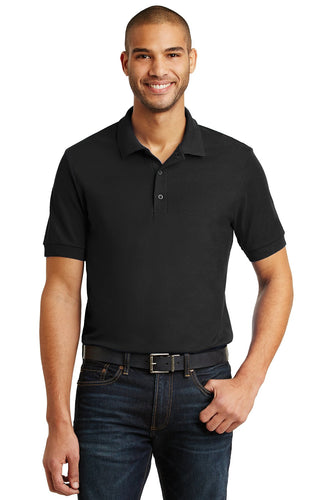 Gildan Black 82800 custom polo shirts with logo