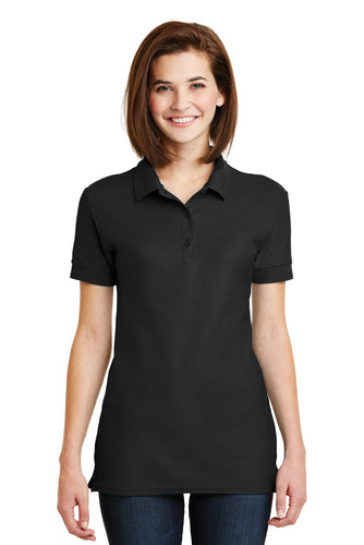 Gildan Black 82800L custom polo shirts with logo