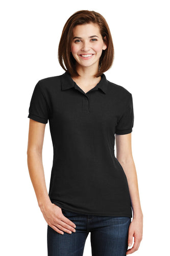 Gildan Black 72800L custom embroidered polo shirts