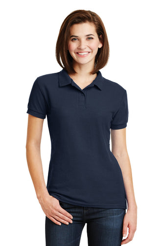 Gildan Navy 72800L custom embroidered polo shirts