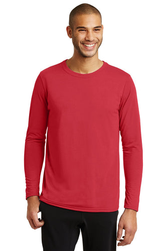 gildan performance long sleeve t shirt 42400 red