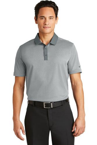 nike grey heather 779798 custom embroidered polo shirts