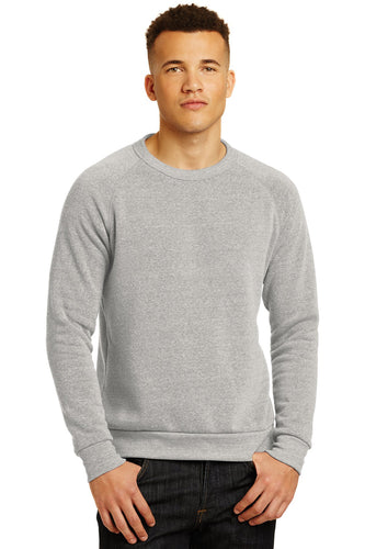 Alternative Apparel Eco Oatmeal Grey AA9575 custom sweatshirts with logo