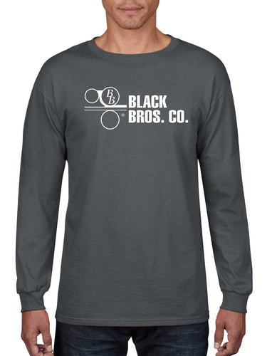 anvil midweight long sleeve t shirt 784an charcoal blackbros