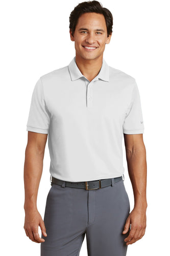 nike white 799802 quality polo shirts with company logo