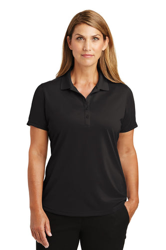 CornerStone Black CS419 polo shirts with logo embroidery