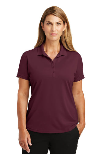CornerStone Maroon CS419 polo shirt with logo embroidered