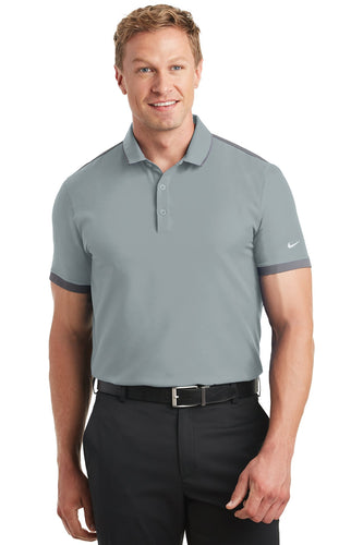 nike cool grey/ dark grey 838958 polo shirts custom embroidery