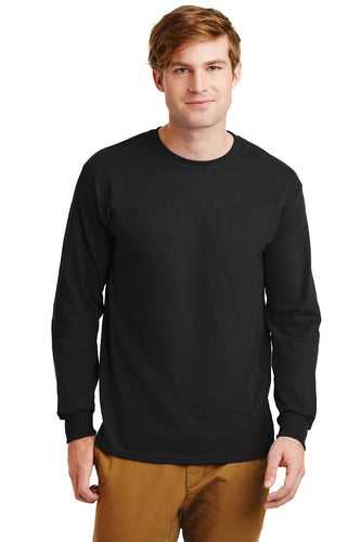 gildan ultra cotton long sleeve t shirt g2400 black
